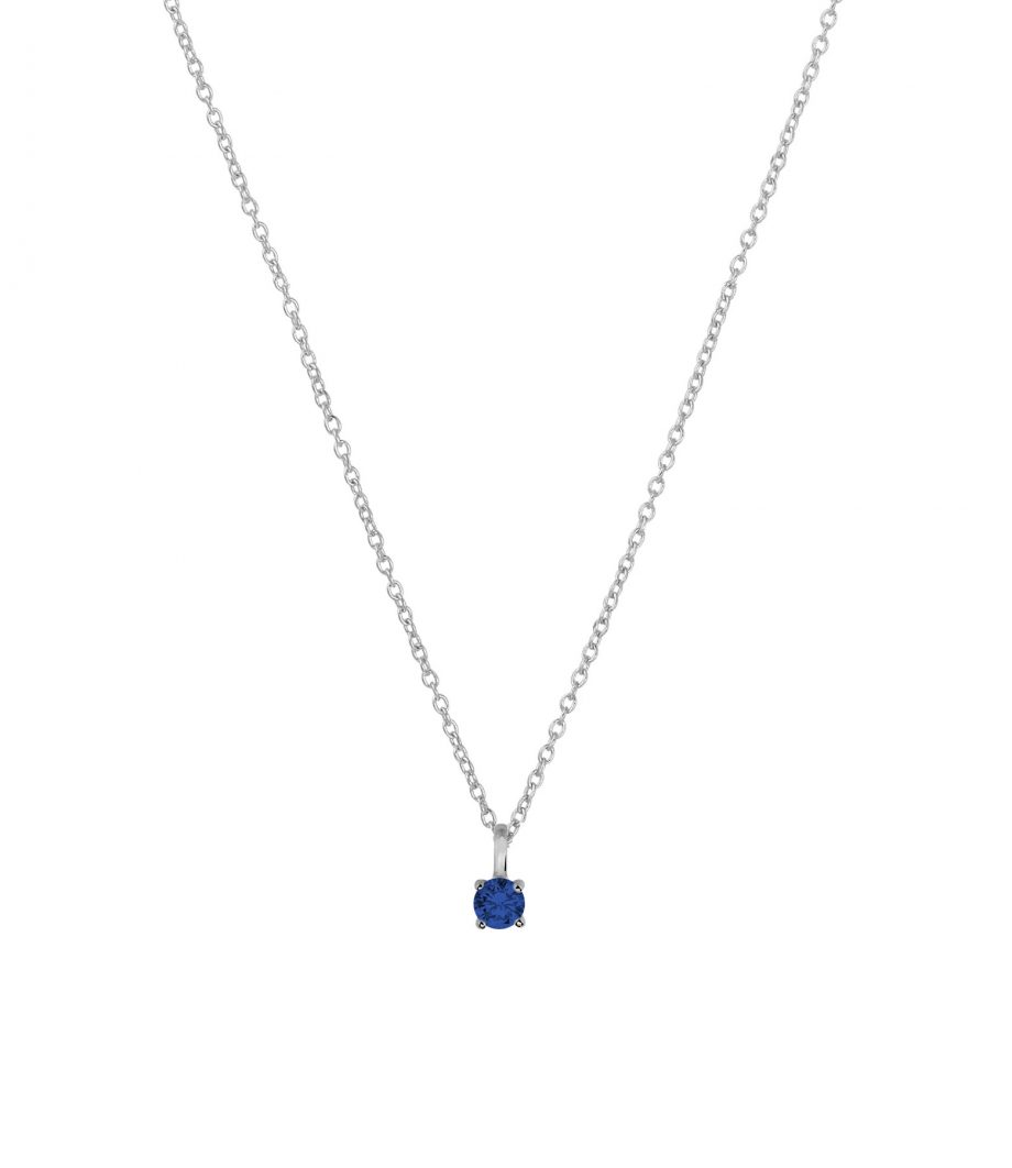 Kette mit Zirkonia Anhänger 4mm 1891