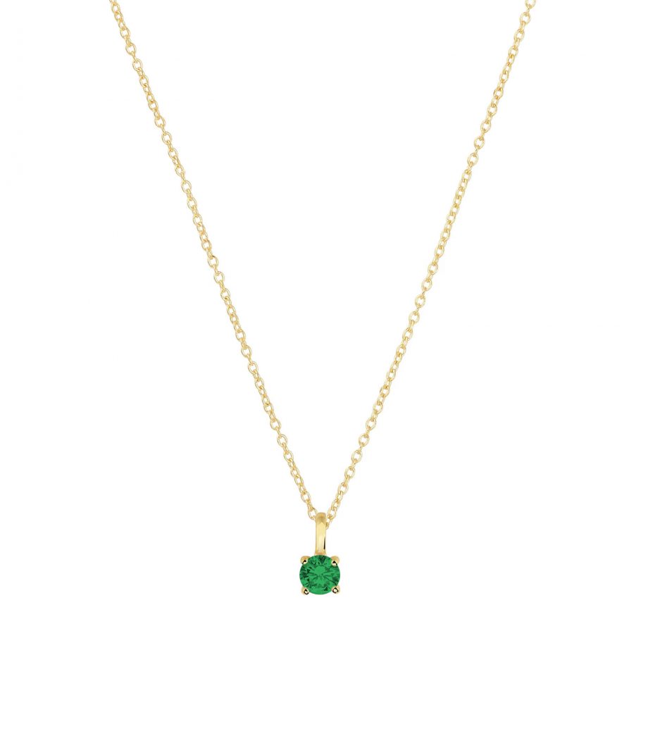 Kette mit Zirkonia Anhänger 6mm 1893
