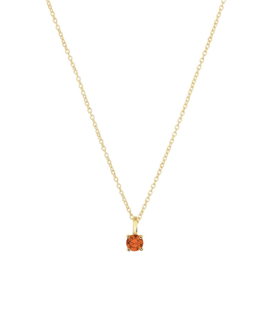 Kette mit Zirkonia Anhänger 6mm 1893