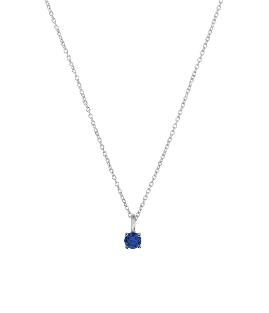 Kette mit Zirkonia Anhänger 6mm 1893