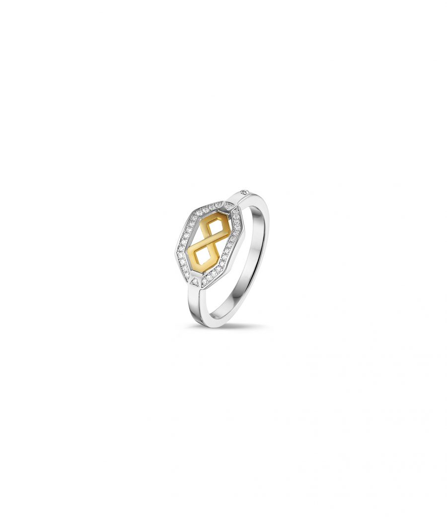 Infinity Bicolor Ring 2174