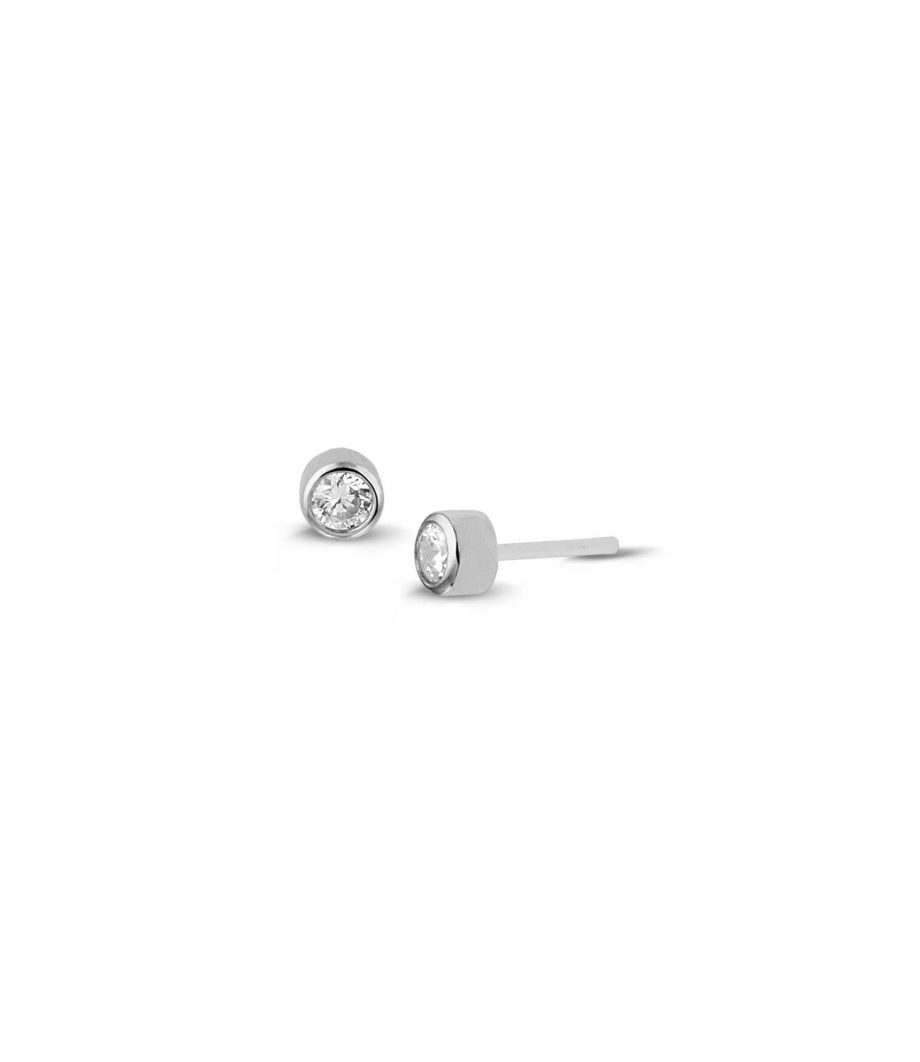 18 Karat Diamant Ohrstecker 1860