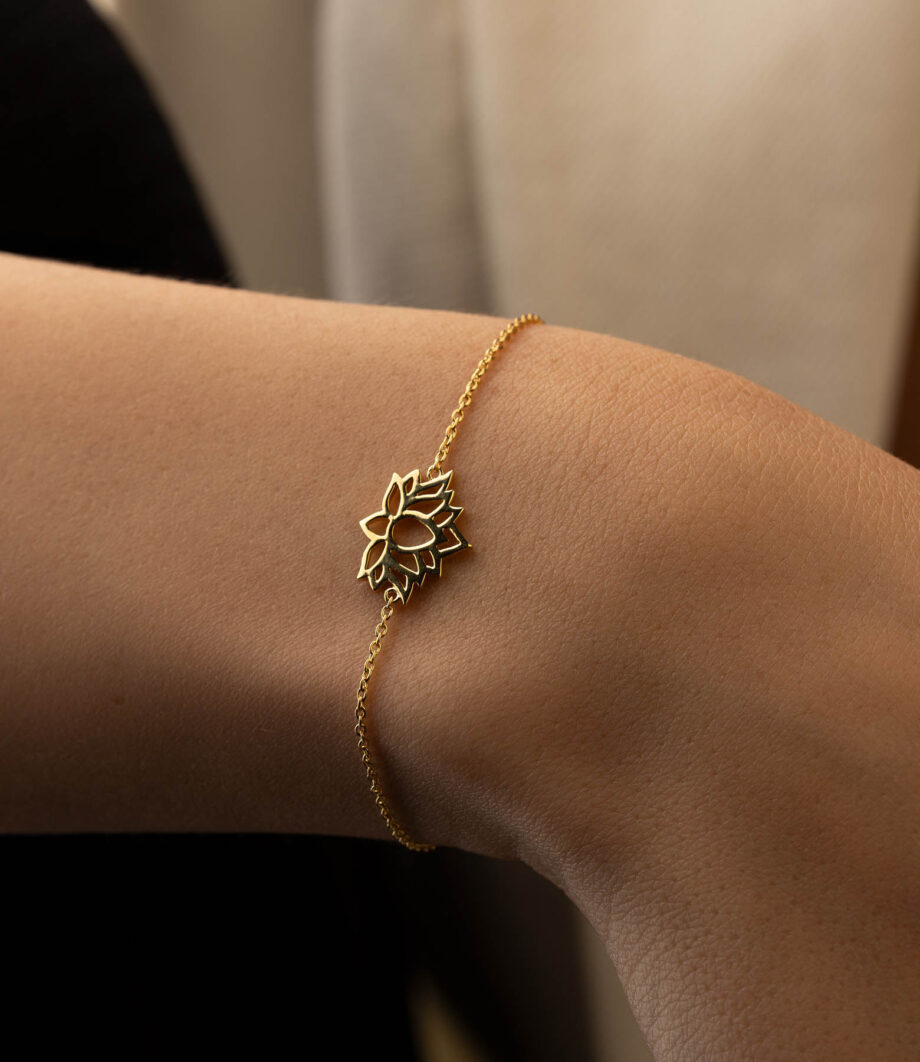 Lotusblume Armband 1738