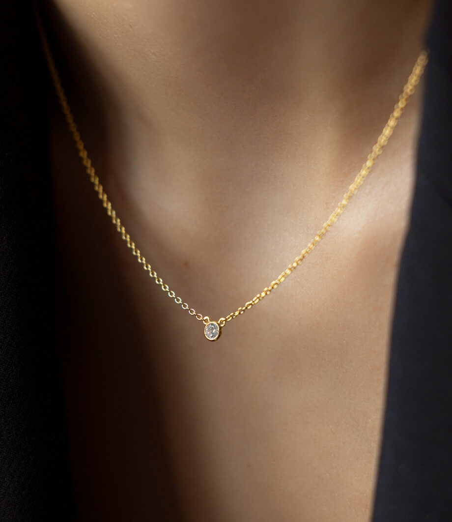 18 Karat Diamant Kette 1644