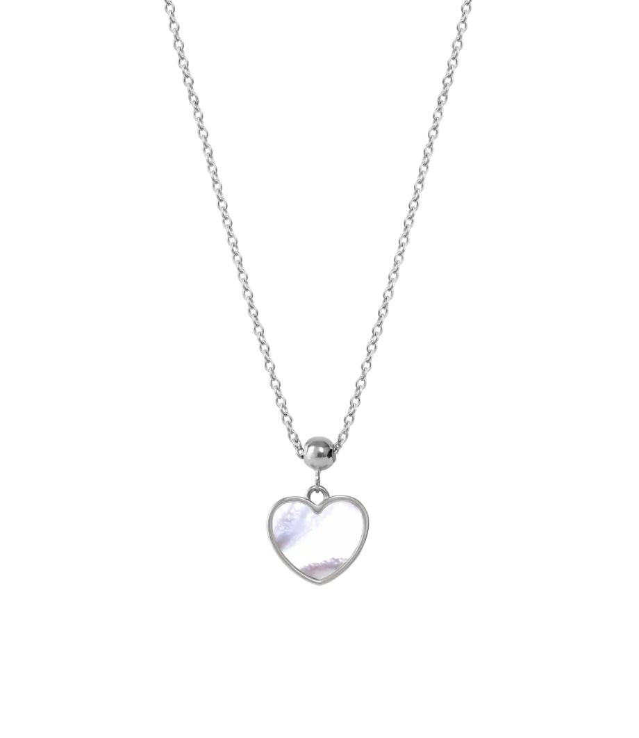 Kette verstellbar mit Perlmutt Herz 2151