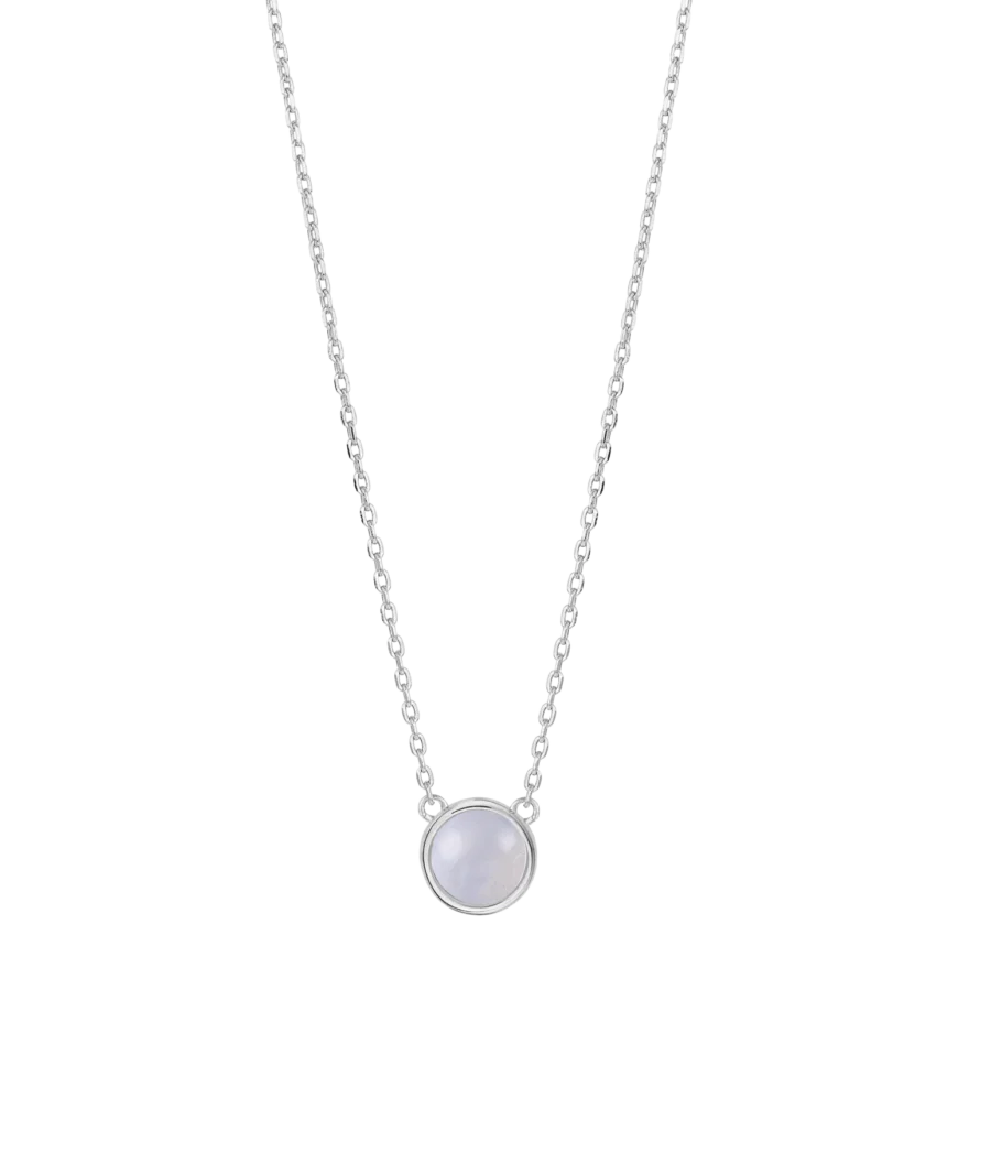 Halskette mit Naturstein Harmony - Chalcedon