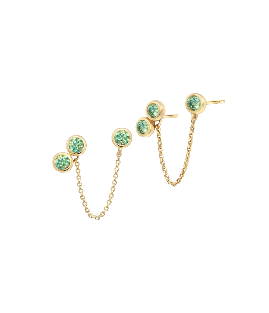 Ohrstecker mit Verbindungskette 2400