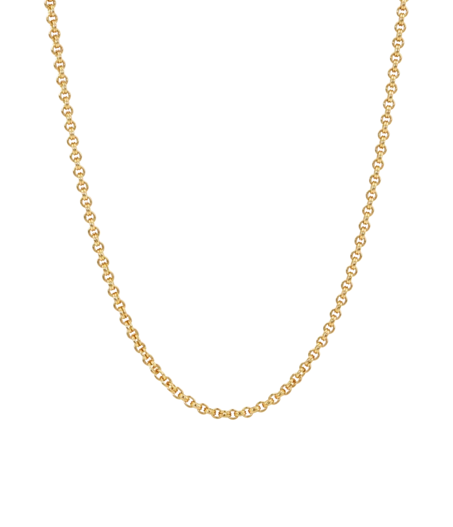 Feine strukturierte Goldkette